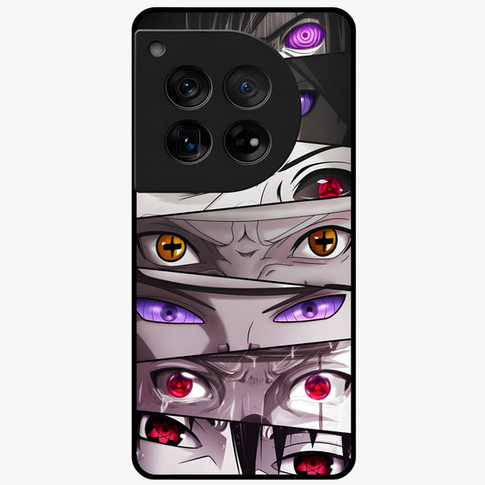 Eyes of Destiny Glass Case for 1+12 bold front view featuring mystical eye inspired artwork
