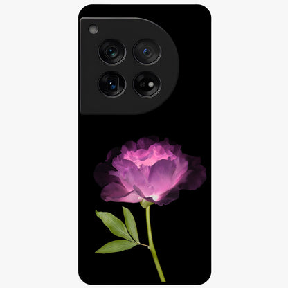 Glow Petal Bloom Glass Case for 1+12 radiant front view featuring luminous floral artwork