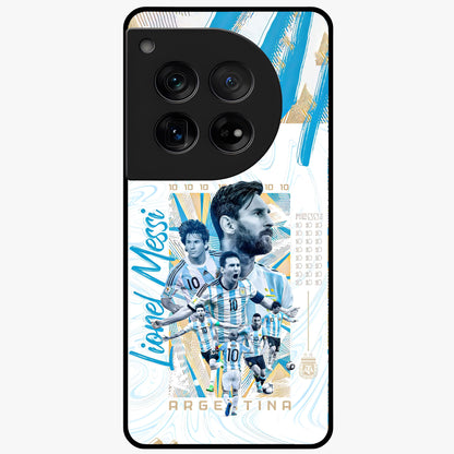 Golden Shadow Commander Glass Case for 1+12 powerful front view featuring dramatic commander themed artwork