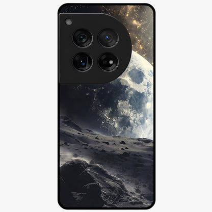 Lunar Horizon Glow Glass Case for 1+12 serene front view featuring moonlit horizon artwork