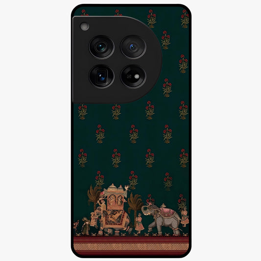 Macmerise Glass Case for 1+12 stylish front view featuring bold modern artistic artwork