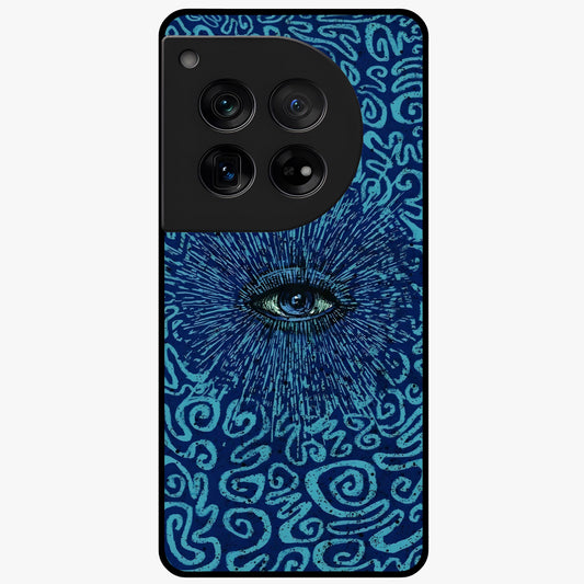 Mystic Inner Eye Glass Case for 1+12 dramatic front view featuring powerful inner eye inspired artwork