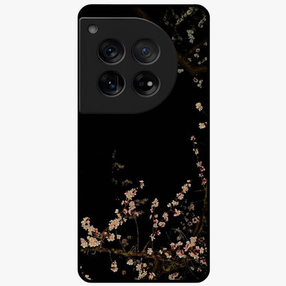 Petal Moon Light With Custom Name Glass Case for 1+12 graceful front view featuring floral artwork under moonlight with personalized name design