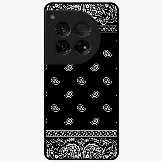 Retro Rebel Threads Glass Case for 1+12 stylish front view featuring vintage inspired graphic artwork