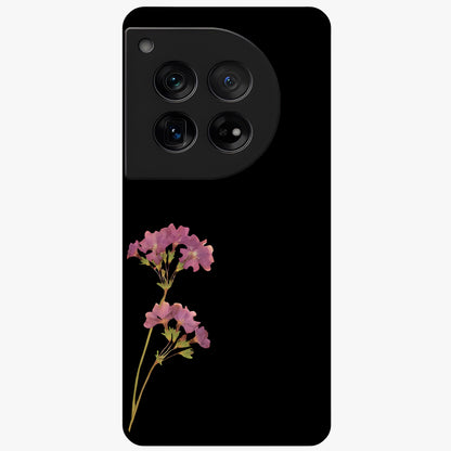 Riching Lavender Flower Glass Case for 1+12 soft front view featuring elegant lavender floral artwork
