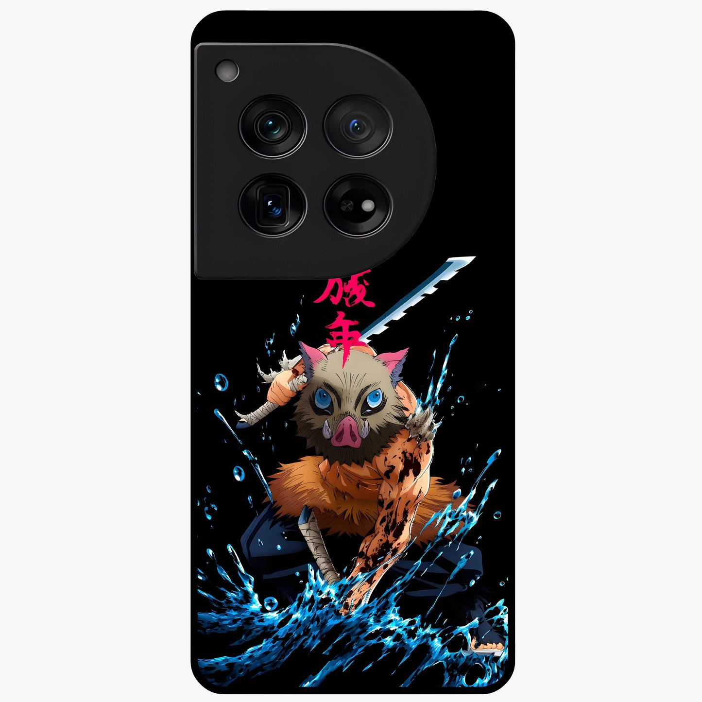 Savage Blade Warrior Glass Case for 1+12 intense front view featuring fierce warrior inspired artwork