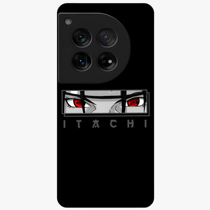 Scarlet Gaze Dominance Glass Case for 1+12 dramatic front view featuring intense red themed artwork
