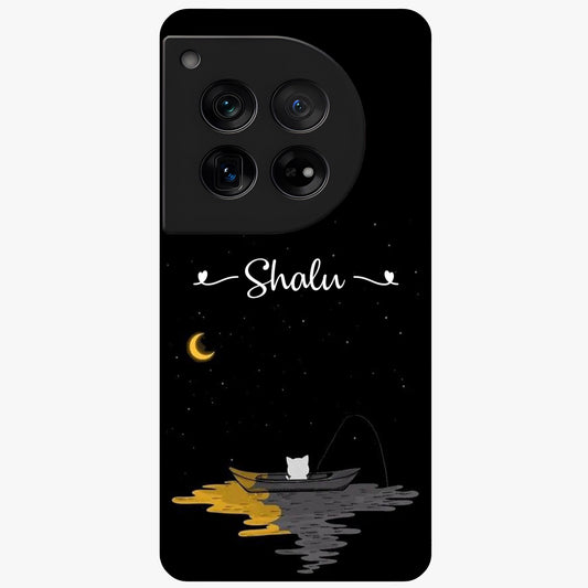 Silent Night Row Glass Case for 1+12 dramatic front view featuring night themed artistic artwork