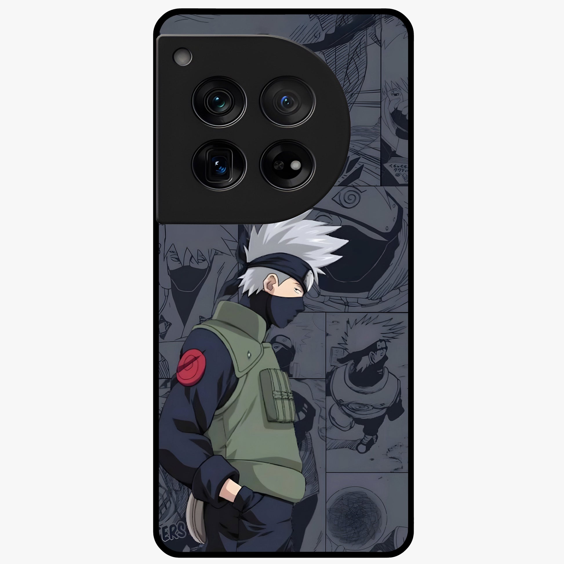 Silent Tactical Master Glass Case for 1+12 powerful front view featuring stealth tactical inspired artwork