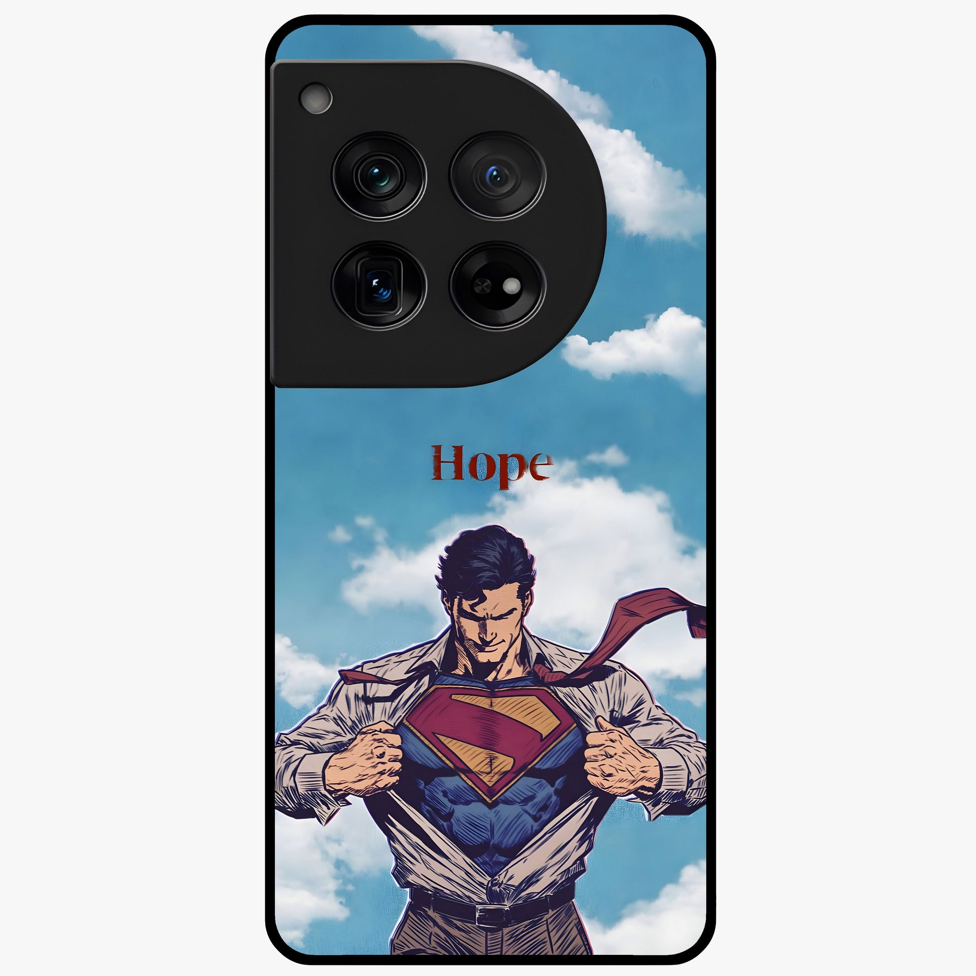 Symbol of Hope Glass Case for 1+12 meaningful front view featuring inspirational symbolic artwork