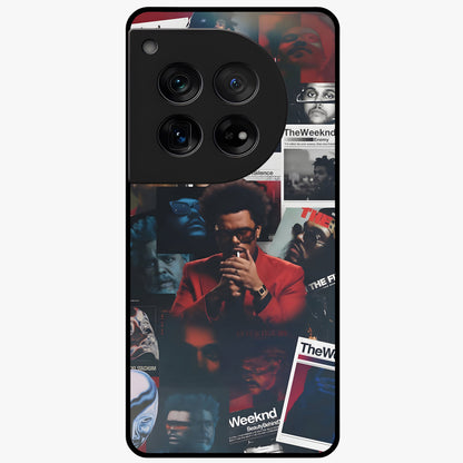 The Weeknd Glass Case for 1+12 stylish front view featuring music inspired artistic artwork