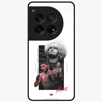 Unbeaten Warrior Legacy Glass Case for 1+12 powerful front view featuring fearless warrior inspired artwork