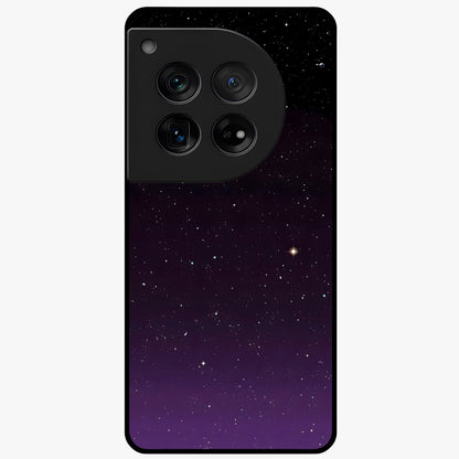 Violet and Black Shade Glass Case for 1+12 striking front view featuring deep violet and black gradient artwork