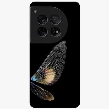 Whispers of Wings Glass Case for 1+12 elegant front view featuring feather or wing inspired artistic artwork