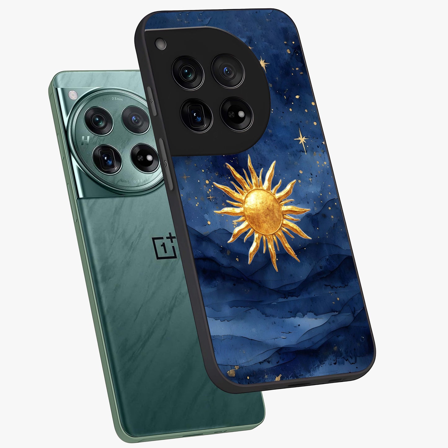 Celestial Blue Glow Glass Case for OnePlus 12 |1+12