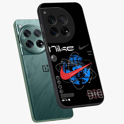 Gravity Sports Fusion Glass Case for 1+12 angled mockup showcasing glossy finish and high energy detailing