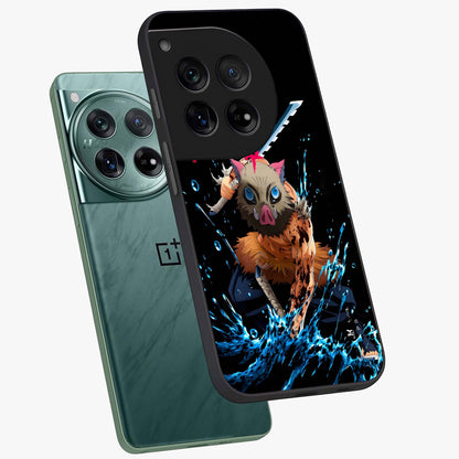 Savage Blade Warrior Glass Case for 1+12 angled mockup showcasing glossy finish and sharp combat detailing