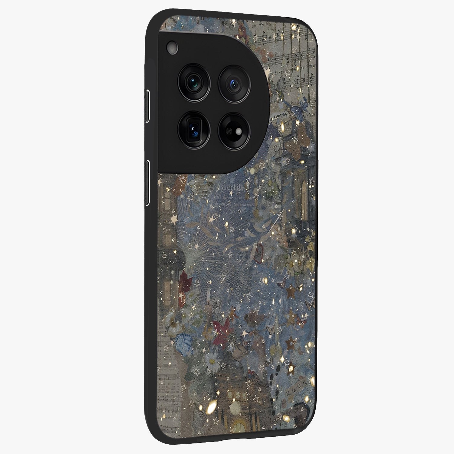 Aesthetic Astrolophia Glass Case for 1+12 side perspective highlighting detailed astrological aesthetic elements
