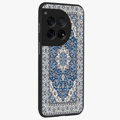 Blue Palace Dream Glass Case for 1+12 side perspective highlighting intricate palace design and sleek edges