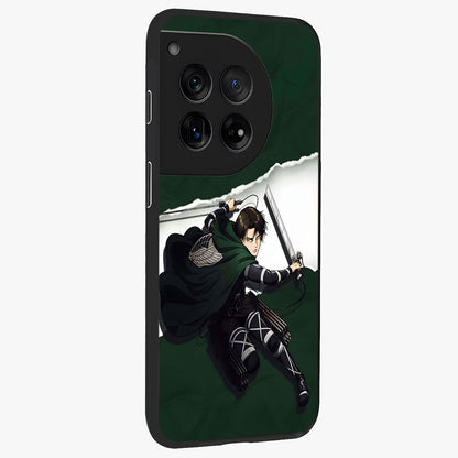 Emerald War Vanguard Glass Case for 1+12 side perspective highlighting dramatic textures and premium edges