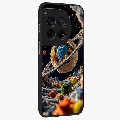 Galactic Dessert Dream Printed Glass Case for 1+12 side perspective highlighting sweet fantasy detailing and smooth build
