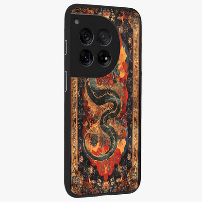 Inferno Dragon Soul Glass Case for 1+12 displayed upright for powerful mythical visibility and premium finish.