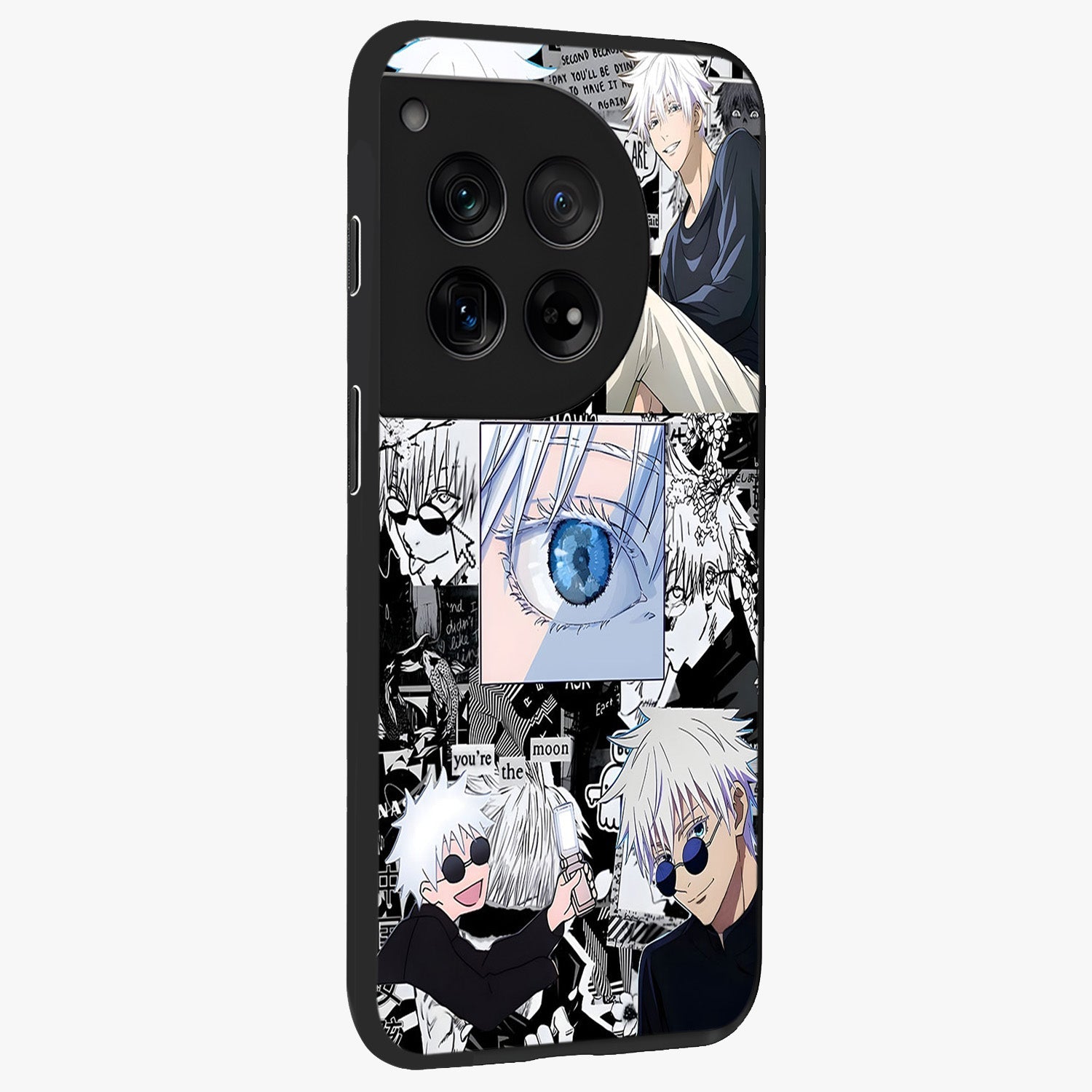 Infinity Sorcerer Chaos Glass Case for 1+12 displayed upright for dramatic fantasy visibility and premium finish.