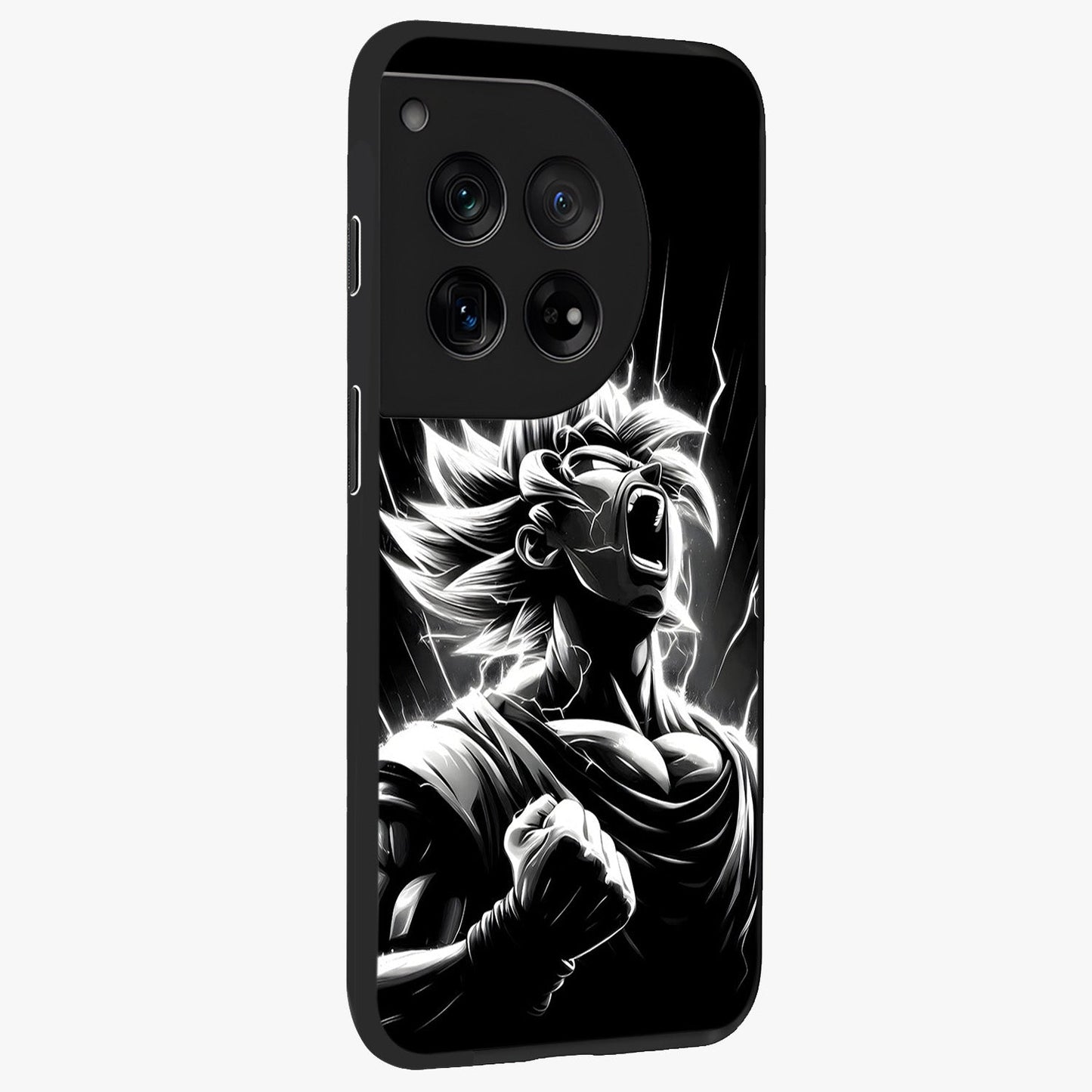 Limitless Power Unleashed Glass Case for 1+12 side perspective highlighting strong textures and sleek premium build