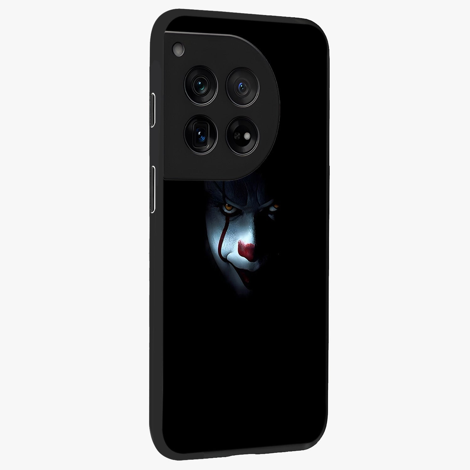 Midnight Madness Smile Glass Case for 1+12 side perspective highlighting expressive textures and sleek edges