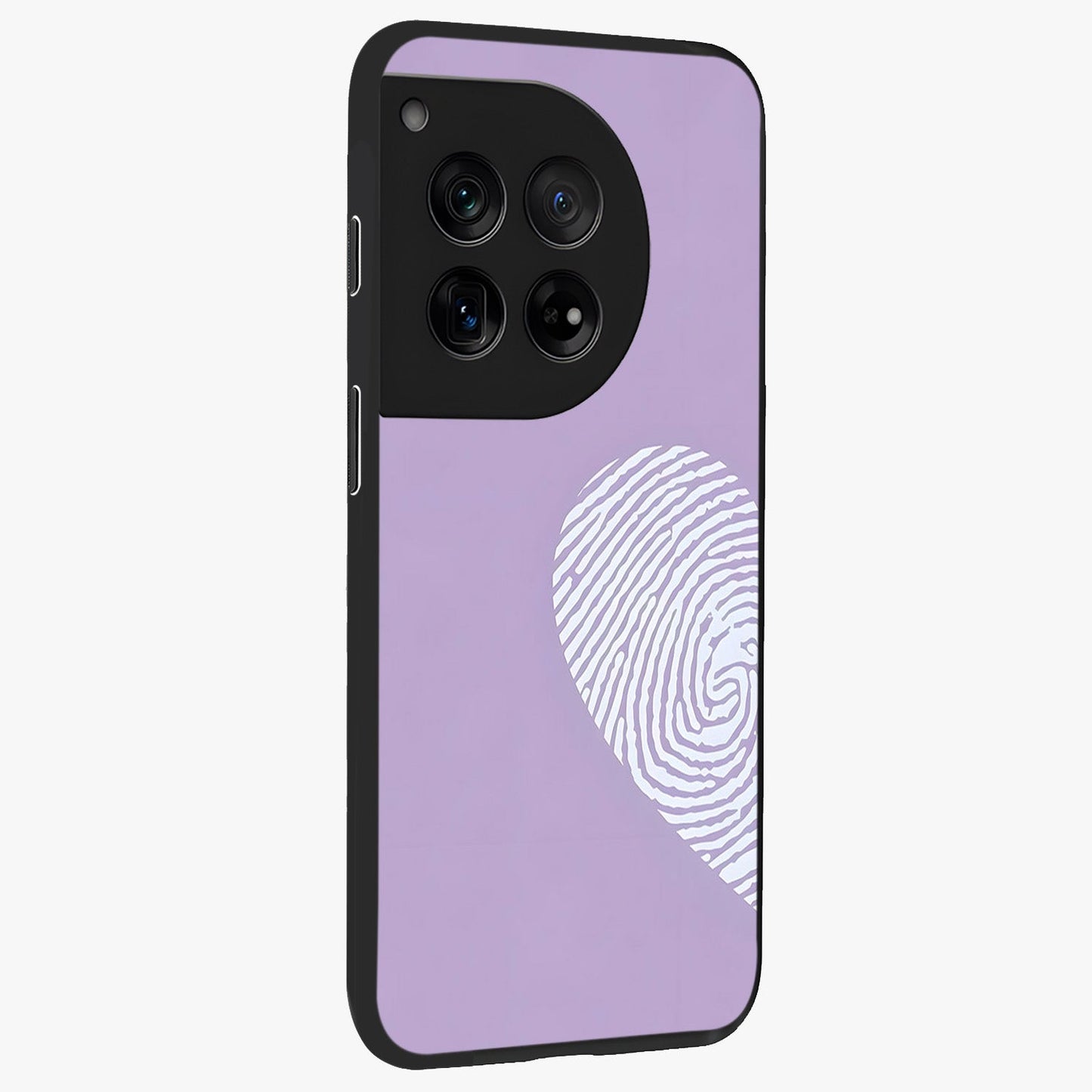 One Heart Identity Glass Case for 1+12 side perspective highlighting clean detailing and sleek premium build