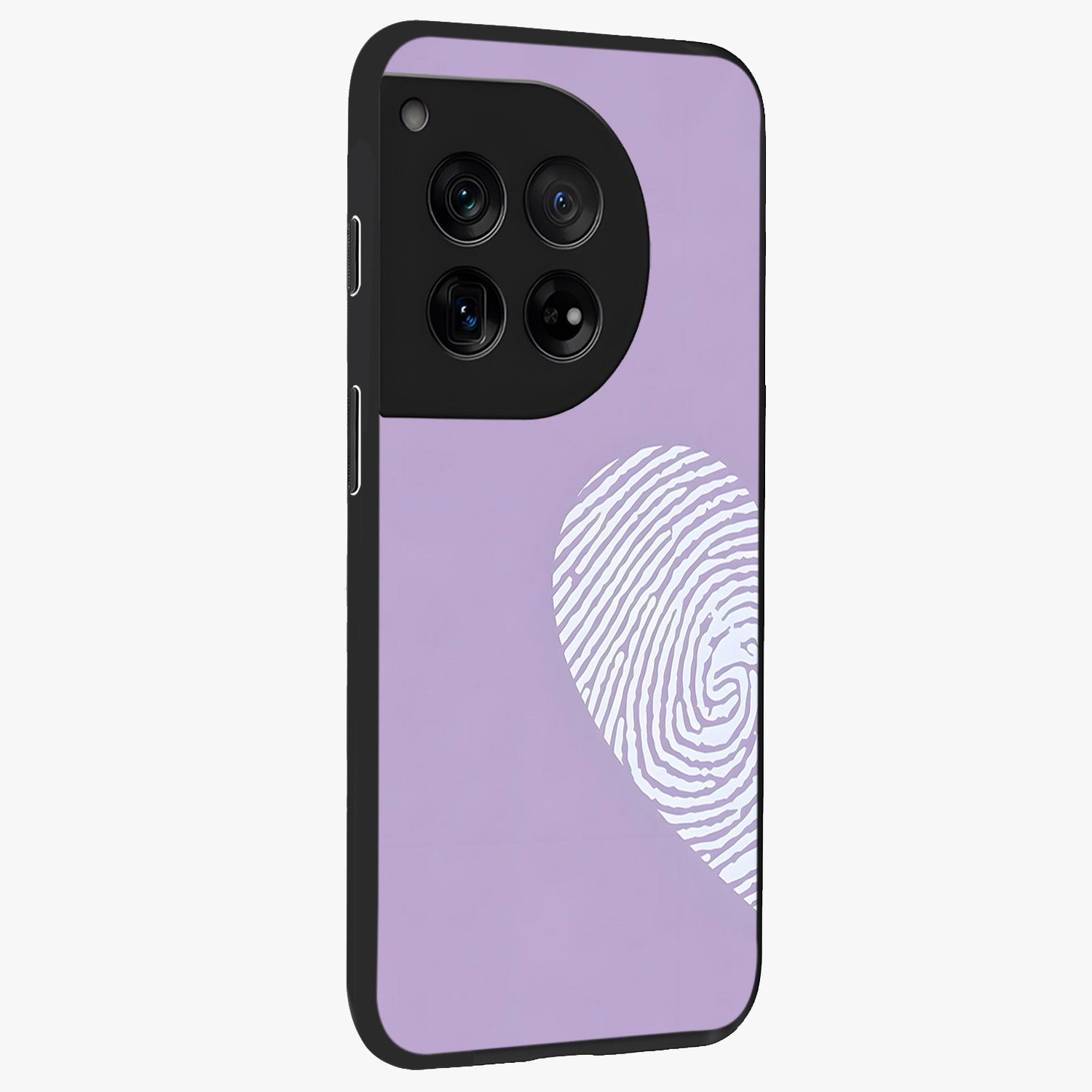One Heart Identity Glass Case for 1+12 side perspective highlighting clean detailing and sleek premium build
