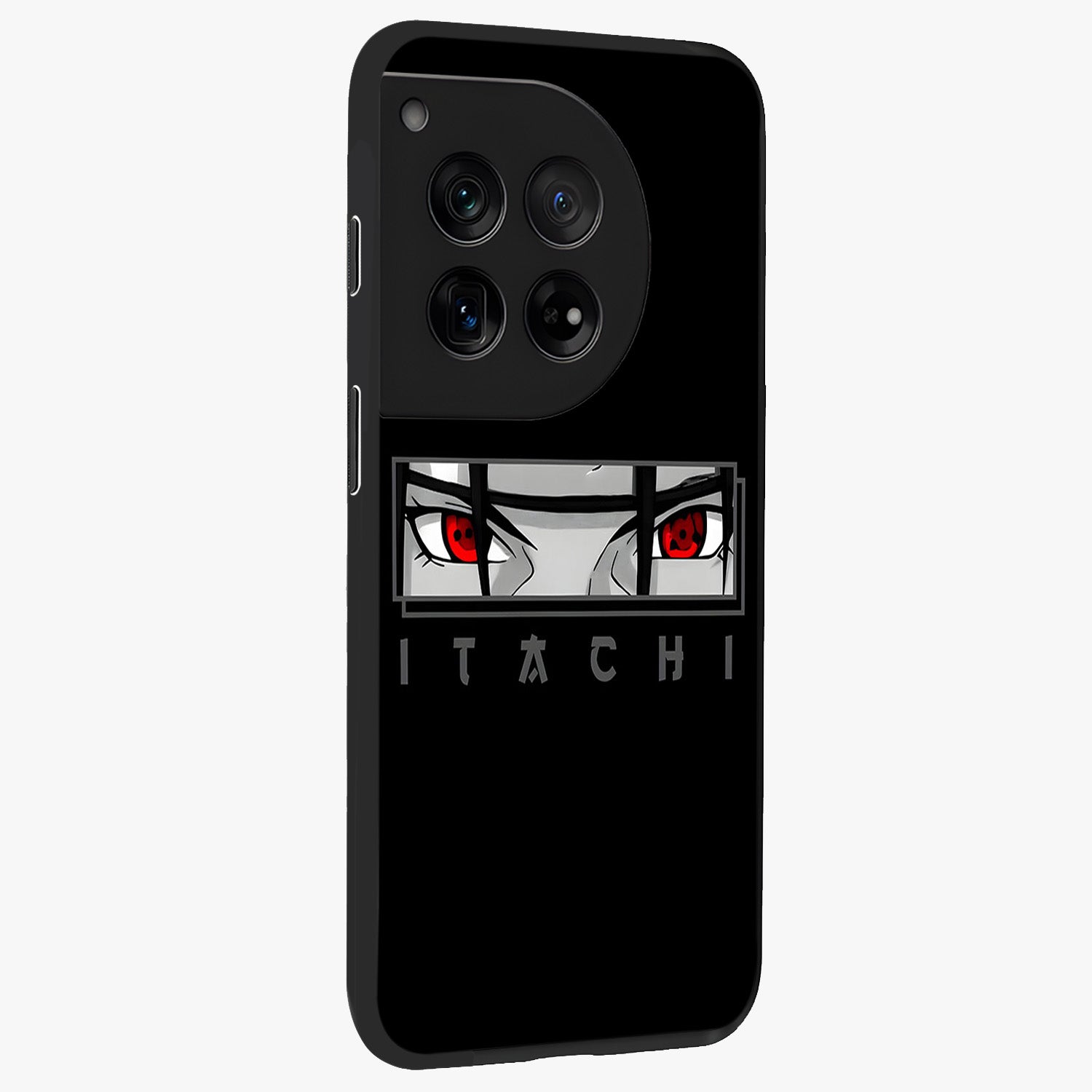 Scarlet Gaze Dominance Glass Case for 1+12 side perspective highlighting powerful detailing and smooth build