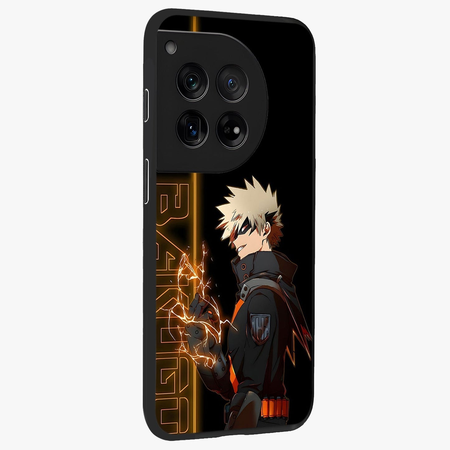 Silent Gang Authority Glass Case for 1+12 side perspective highlighting strong graphic textures and sleek build