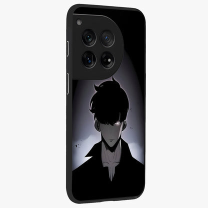 Silent Shadow Awakening Glass Case for 1+12 side perspective highlighting sharp textures and sleek premium build