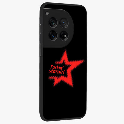 Starboy and Stargirl Energy Glass Case for 1+12 side perspective highlighting dynamic illustration textures and premium edges