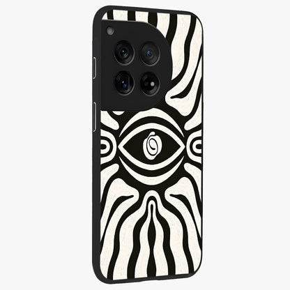 Trancewave Illusion Art Glass Case for 1+12 side perspective highlighting dynamic wave textures and premium edges
