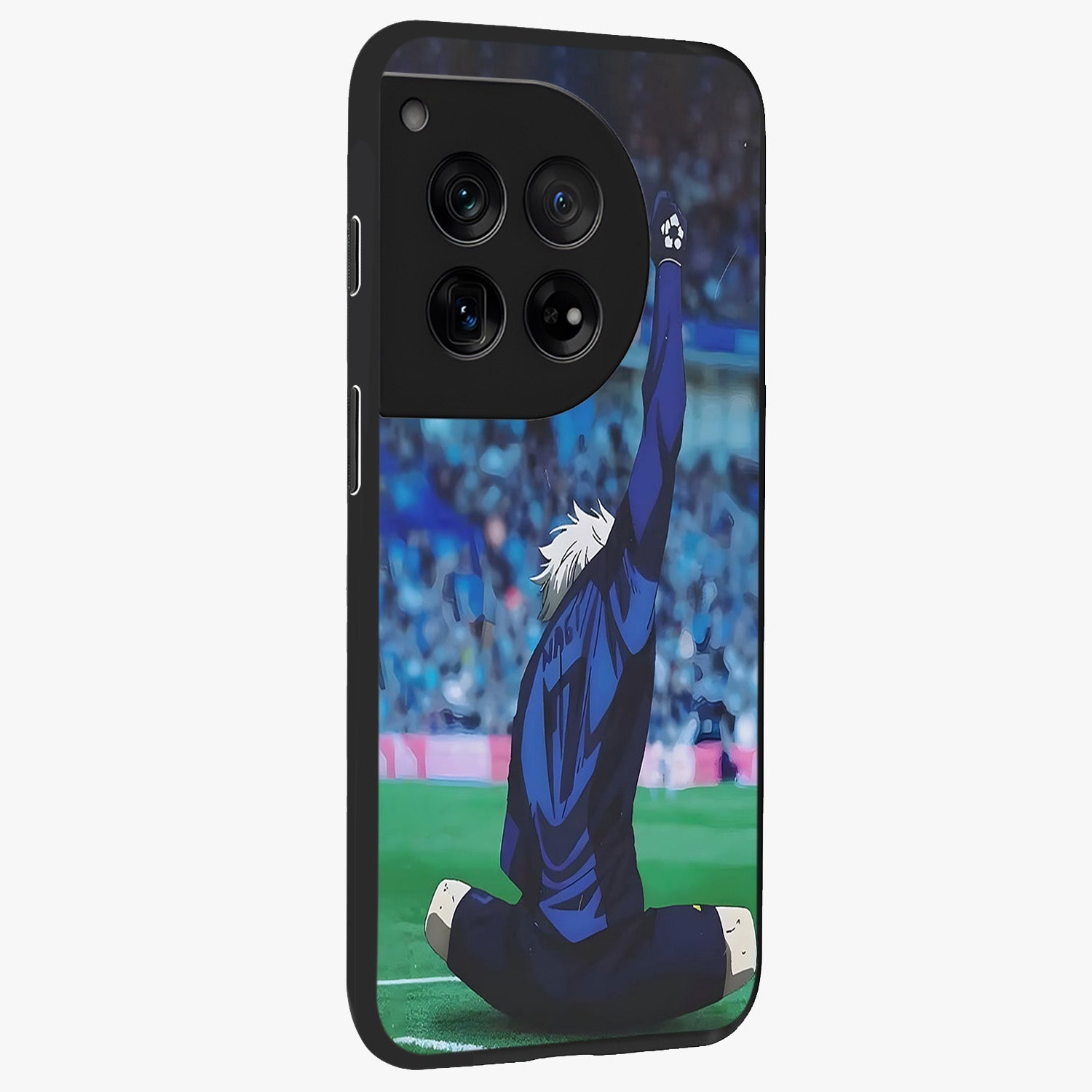 Victory Silence Anthem Glass Case for 1+12 side perspective highlighting clean textures and sleek premium build