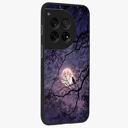 Whispering Moon Silence Glass Case for 1+12 side perspective highlighting smooth lunar textures and sleek premium build