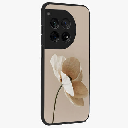 Whispering Petals Glass Case for 1+12 side perspective highlighting delicate petal textures and smooth build