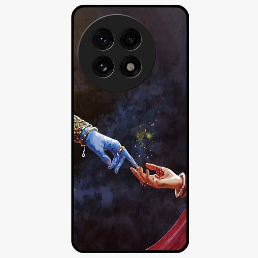 Divine Touch Eternal Glass Case for 1+13R graceful front view featuring timeless spiritual artwork