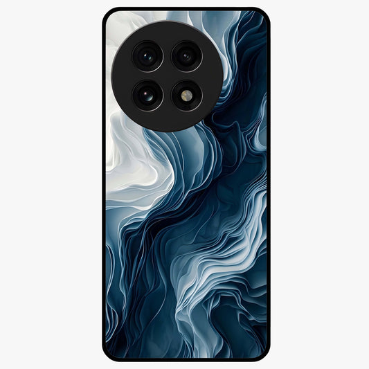 Ethereal Paper Marble Glass Case for 1+13R artistic front view featuring subtle marble inspired artwork