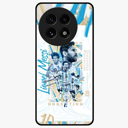 Golden Shadow Commander Glass Case for 1+13R powerful front view featuring dramatic commander themed artwork