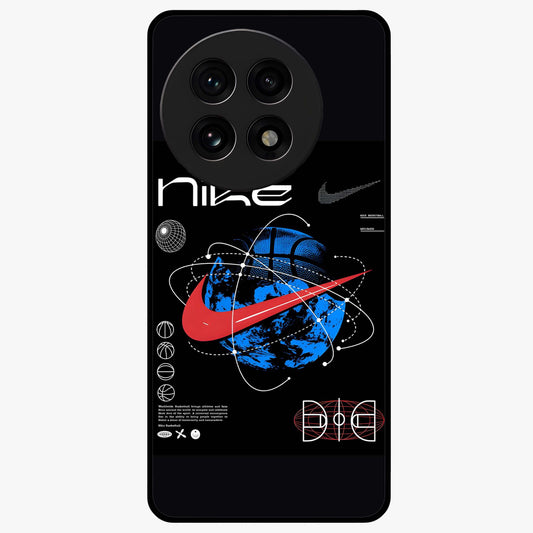 Gravity Sports Fusion Glass Case for 1+13R dynamic front view featuring bold sports inspired fusion artwork