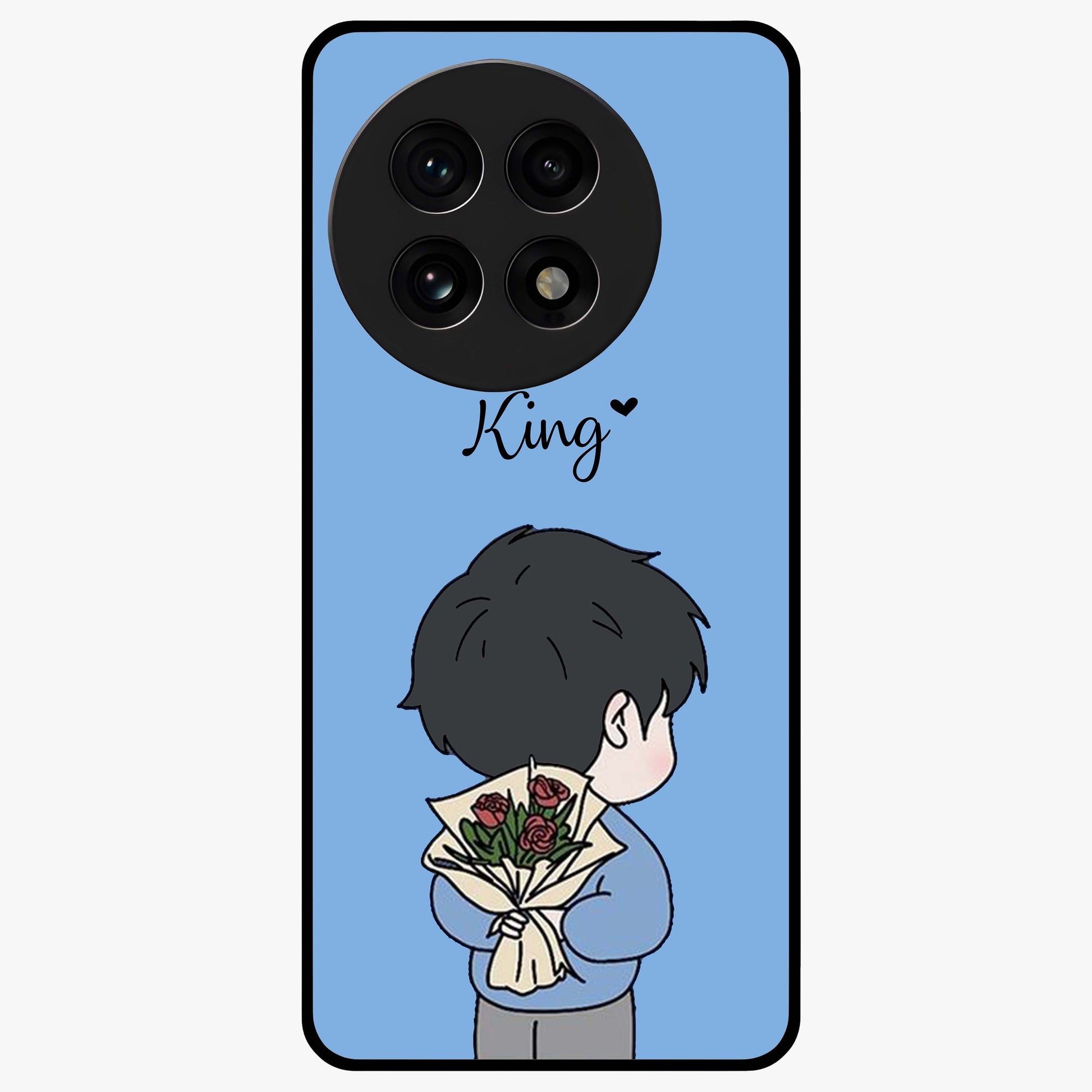 Love in My Hands Glass Case for 1+13R heartfelt front view featuring romantic artistic artwork