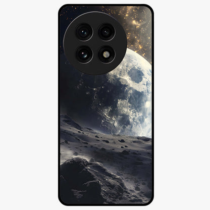 Lunar Horizon Glow Glass Case for 1+13R serene front view featuring moonlit horizon artwork