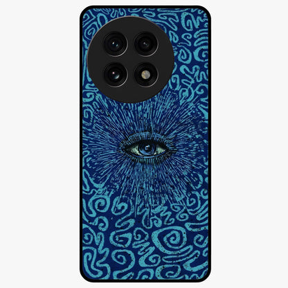 Mystic Inner Eye Glass Case for 1+13R dramatic front view featuring powerful inner eye inspired artwork