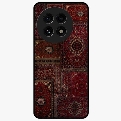 Persian Velvet Tale Glass Case for 1+13R luxurious front view featuring velvet inspired Persian pattern artwork