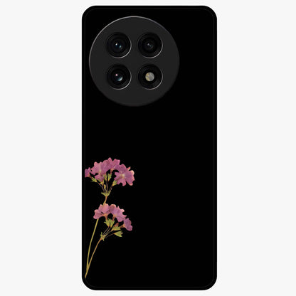 Riching Lavender Flower Glass Case for 1+13R soft front view featuring elegant lavender floral artwork
