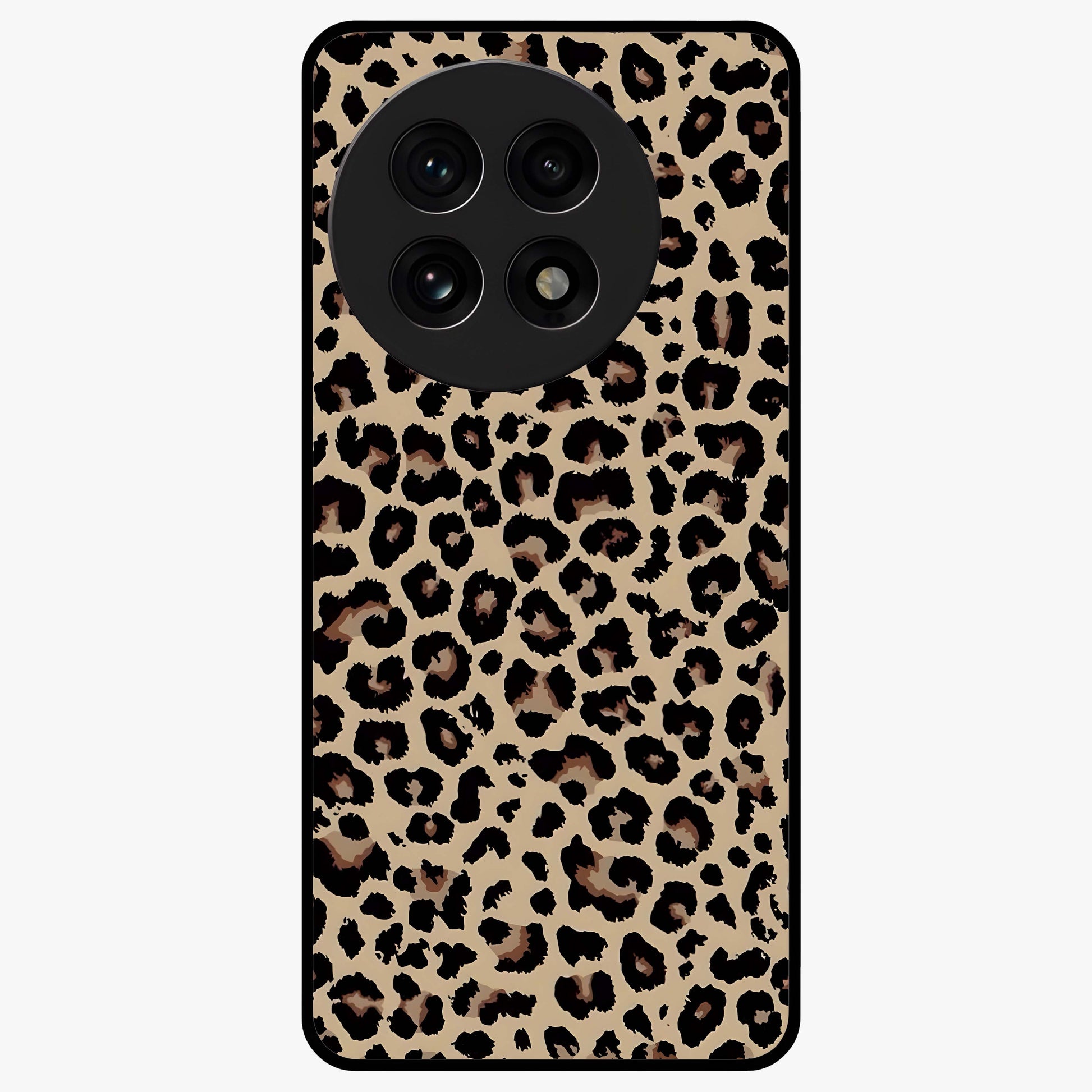 Savage Chic Pattern Glass Case for 1+13R stylish front view featuring bold patterned artwork with edgy vibe