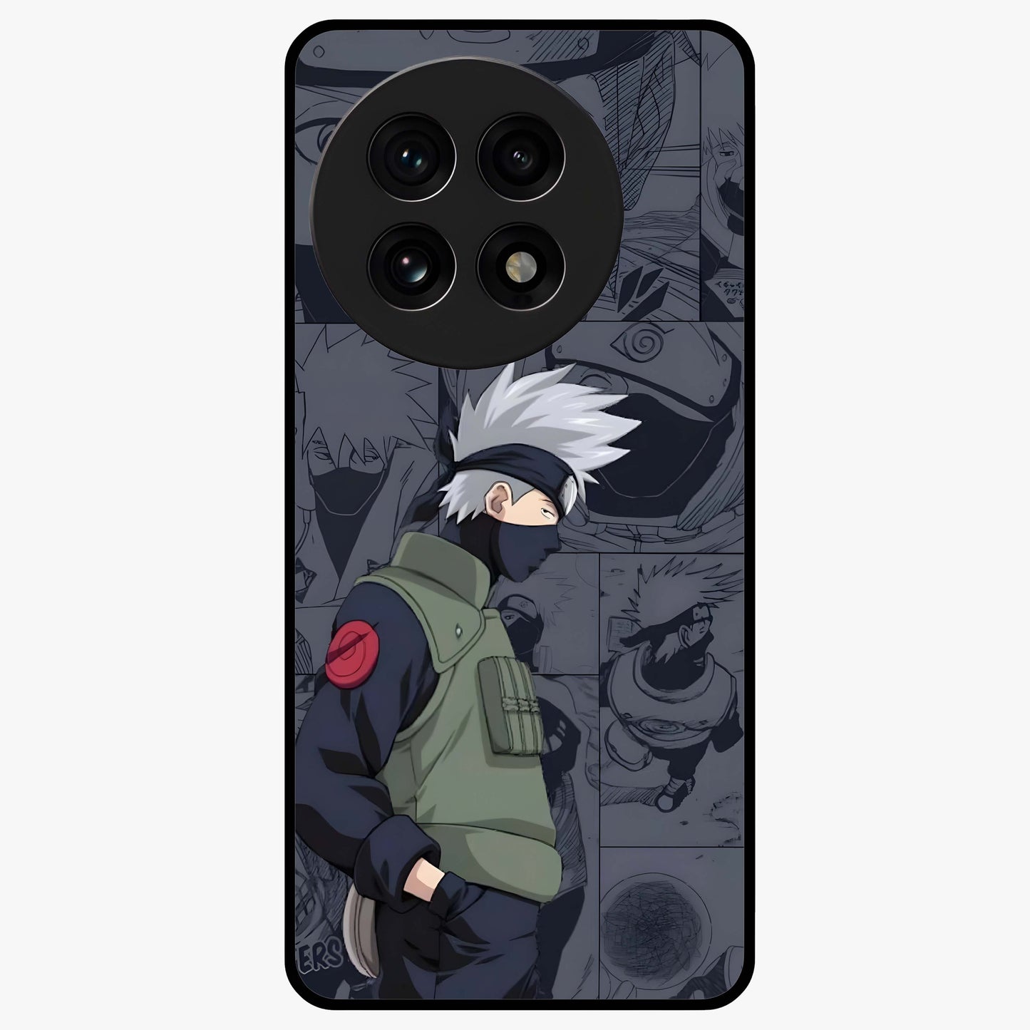 Silent Tactical Master Glass Case for 1+13R powerful front view featuring stealth tactical inspired artwork